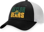 TOP OF THE WORLD Men's Top of the World Black/White Baylor Bears Stockpile Trucker Snapback Hat