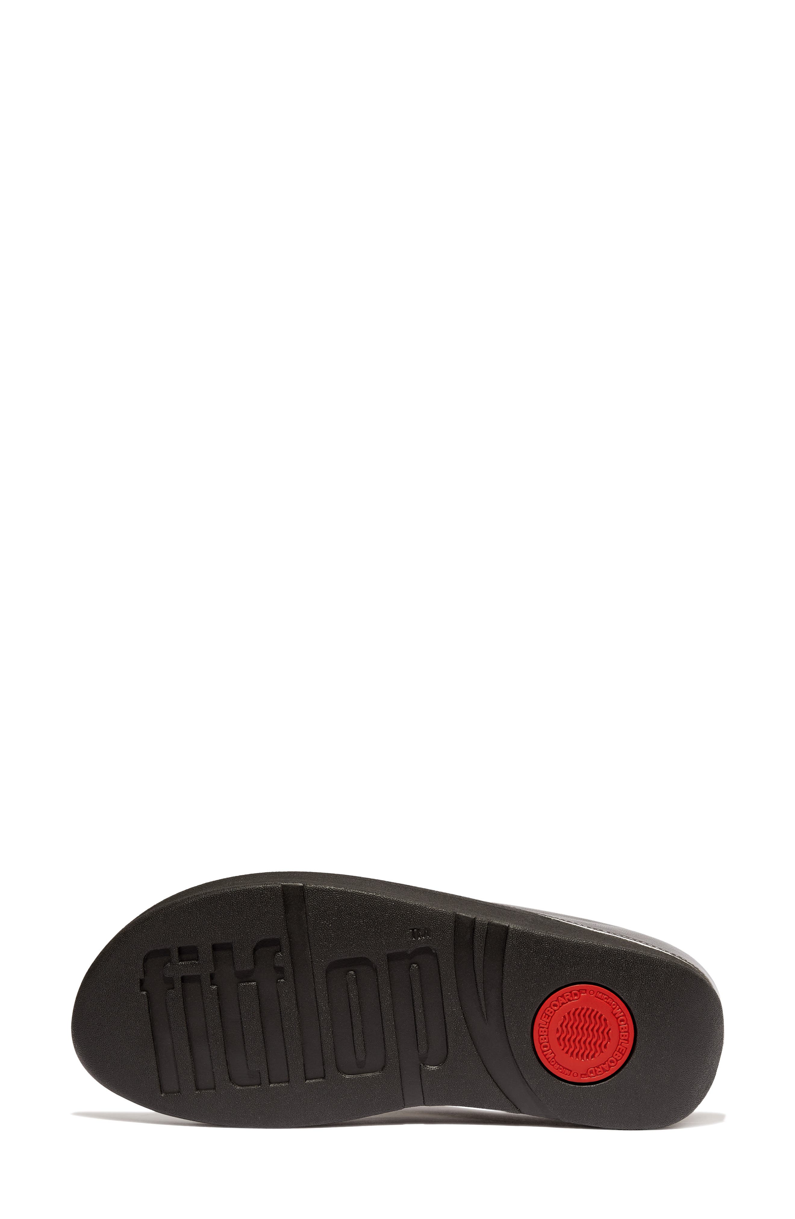 FitFlop Fino Platform Wedge Flip Flop, Alternate, color, Pewter