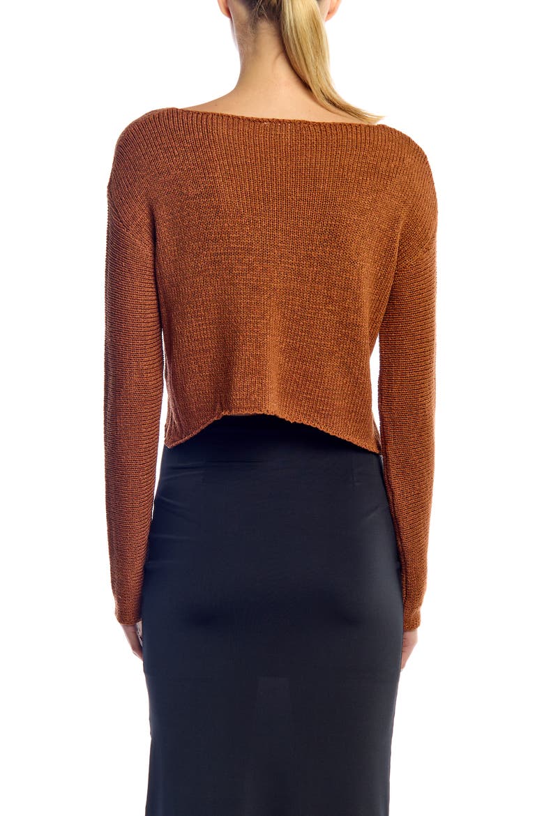 Sawyer Lightweight Sweater, Alternate, color, Terracotta