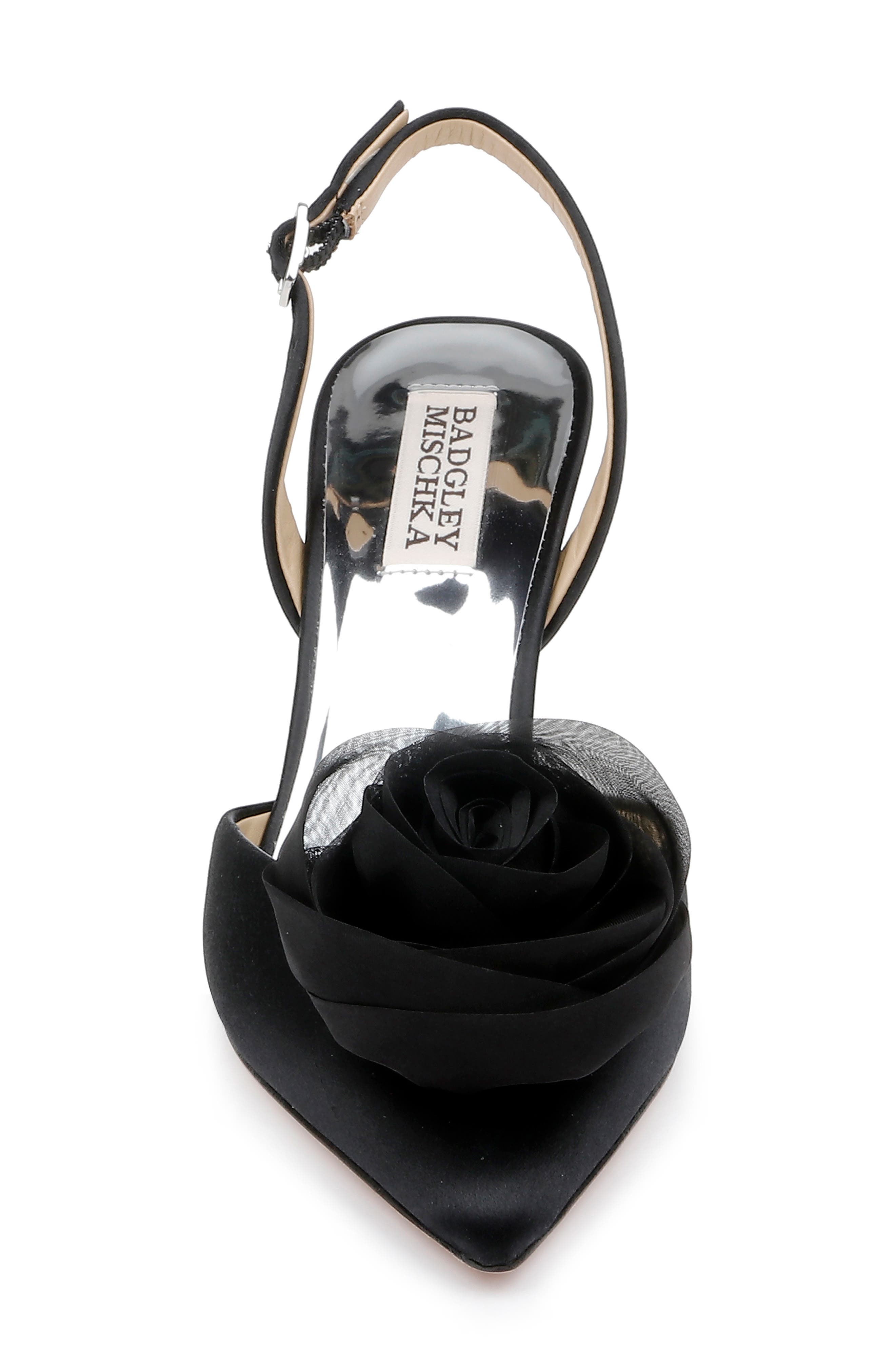 Badgley Mischka Collection Carlise Rose Pinted Toe Pump, Alternate, color, 