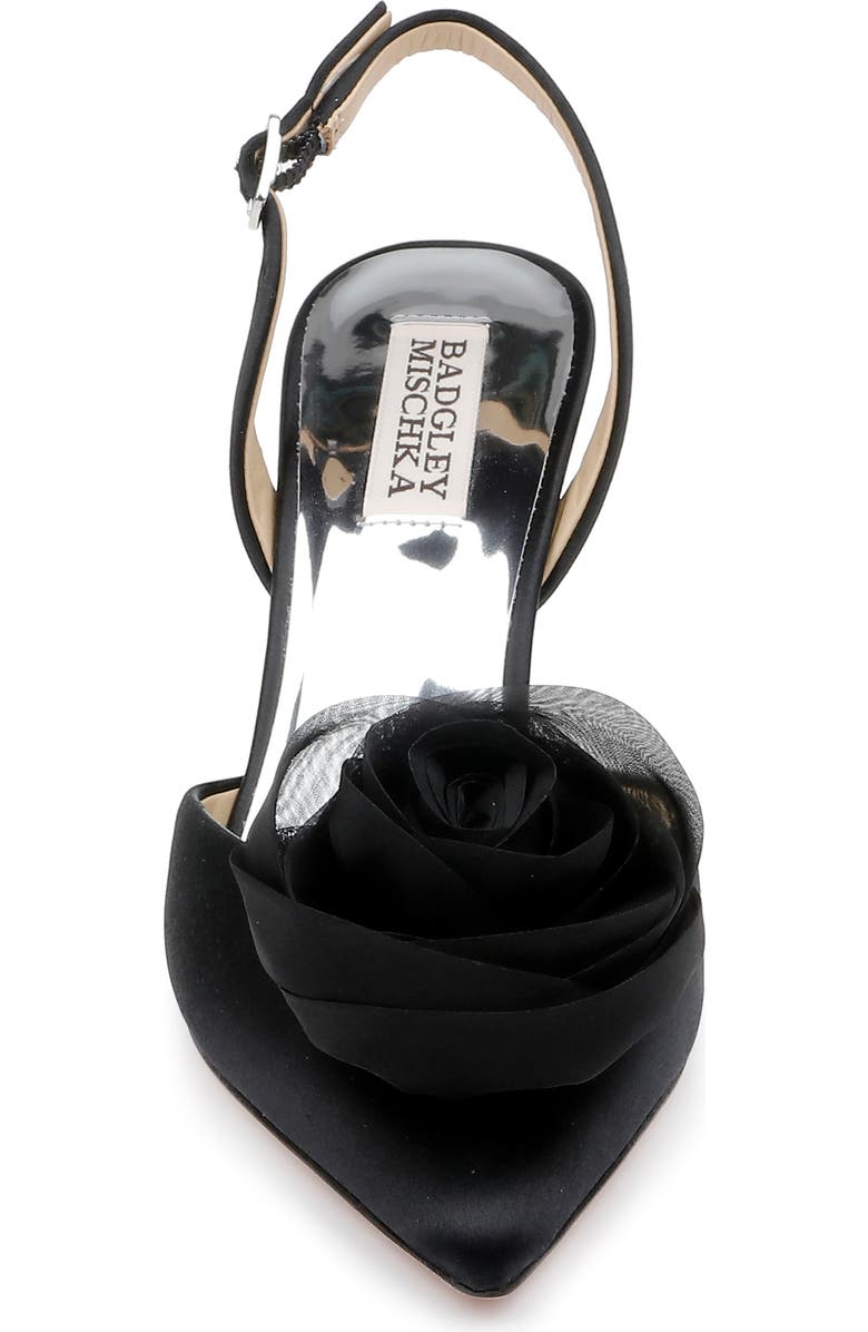 Badgley Mischka Collection Carlise Rose Pinted Toe Pump, Alternate, color,