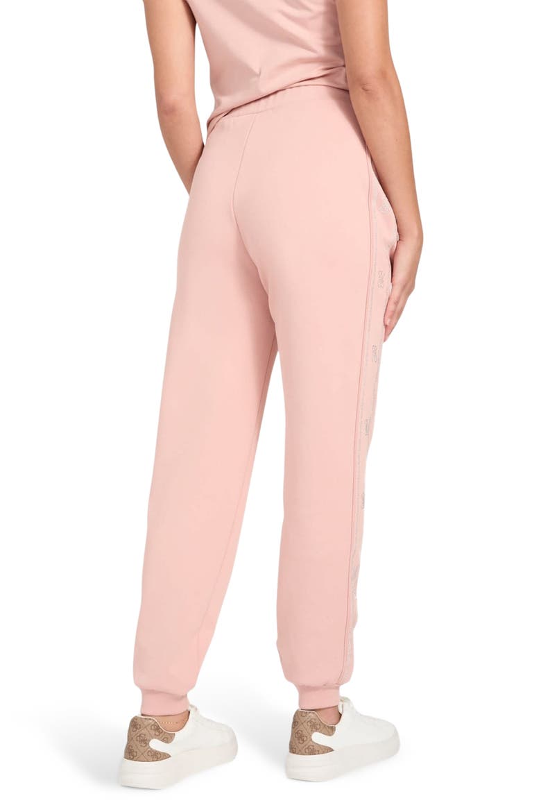 Octavia Rhinestone Joggers, Alternate, color, LIGHT PINK