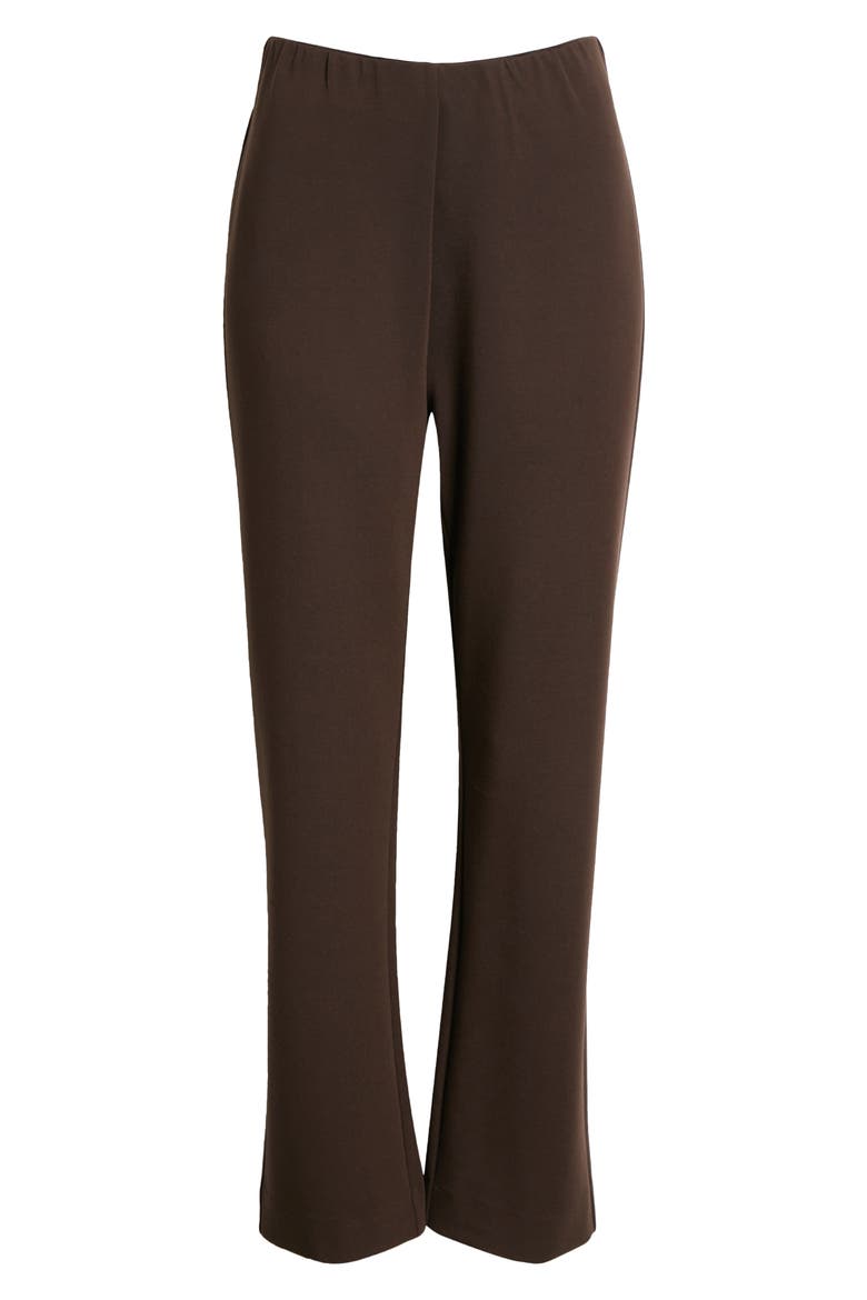 Paige Straight Leg Trousers, Alternate, color, COFFEE BEAN