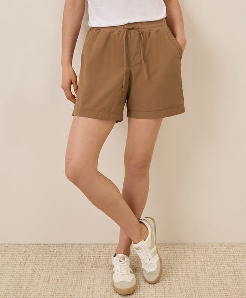 Pact Organic Cotton Monterey Poplin Short In Brown