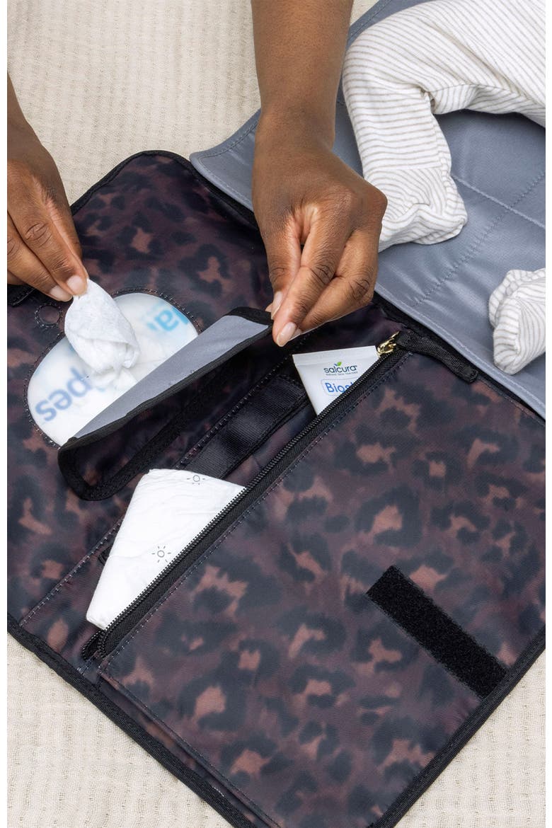 Storksak Baby Changing Station, Alternate, color, Leopard