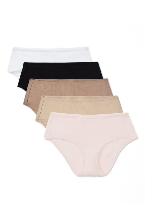 Everyday Mid Rise Hipster 5-Pack Made With Organic Cotton