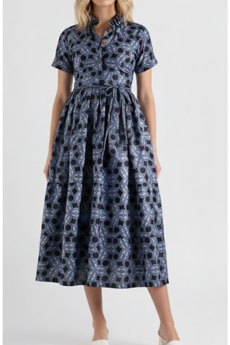 Olori Dress, Main, color, Blue