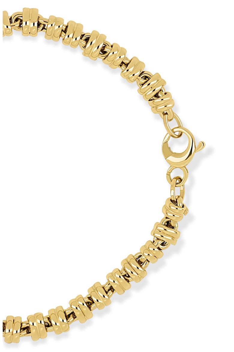 Men's 14K Gold 5.8mm Segmented Link Chain Bracelet (Online Trunk Show), Alternate, color, 14K YELLOW GOLD