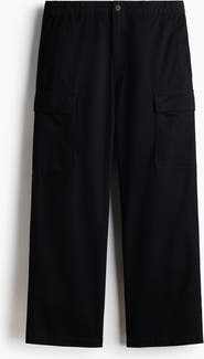 H&M Relaxed Fit Cotton Cargo Trousers