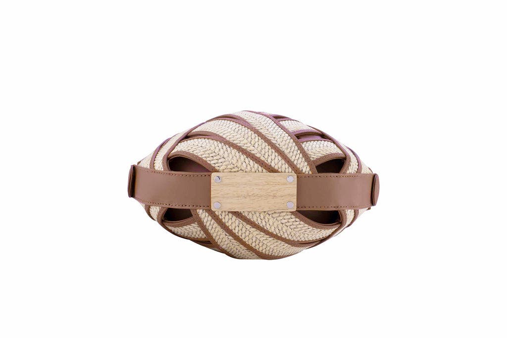PERRIN PARIS Le Panier Handbag, Alternate, color, Raphia | Caramel