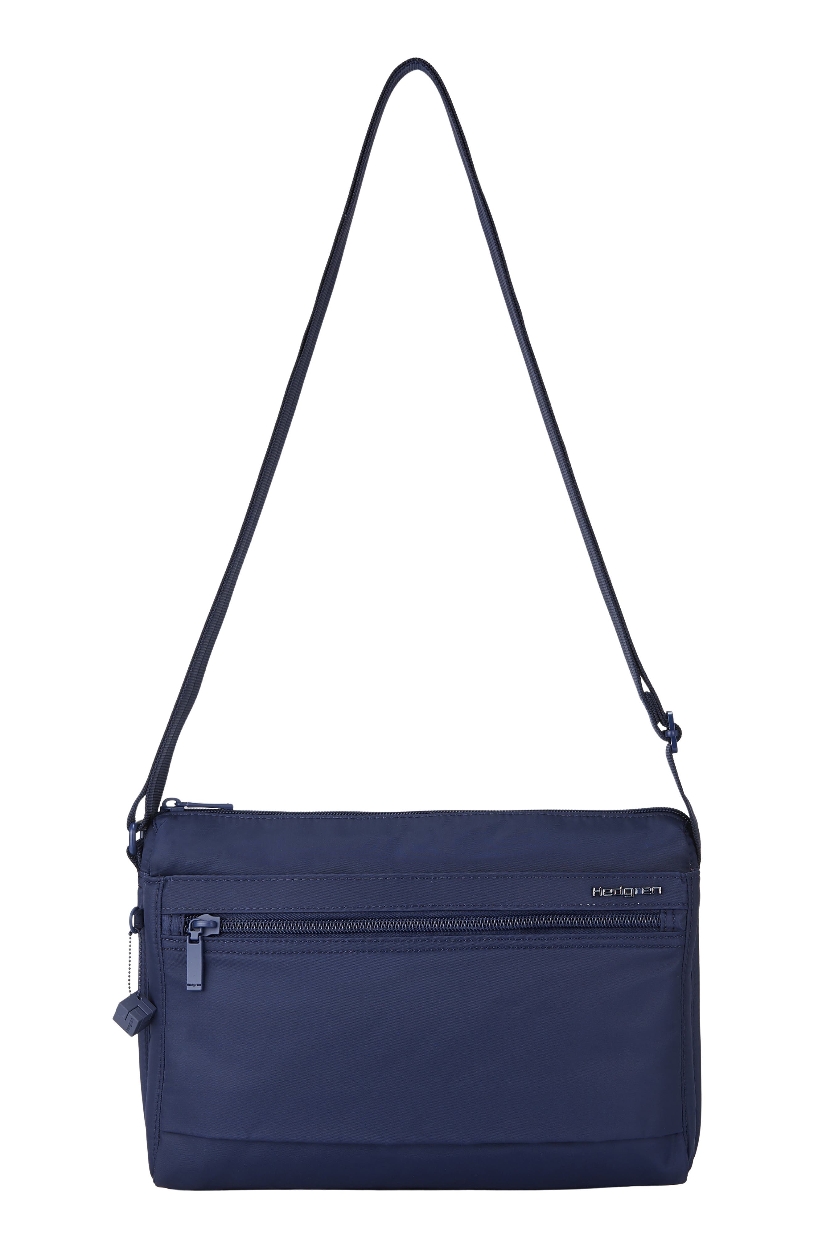 Medium Eye RFID Water Repellent Shoulder Bag, Alternate, color, TOTAL ECLIPSE
