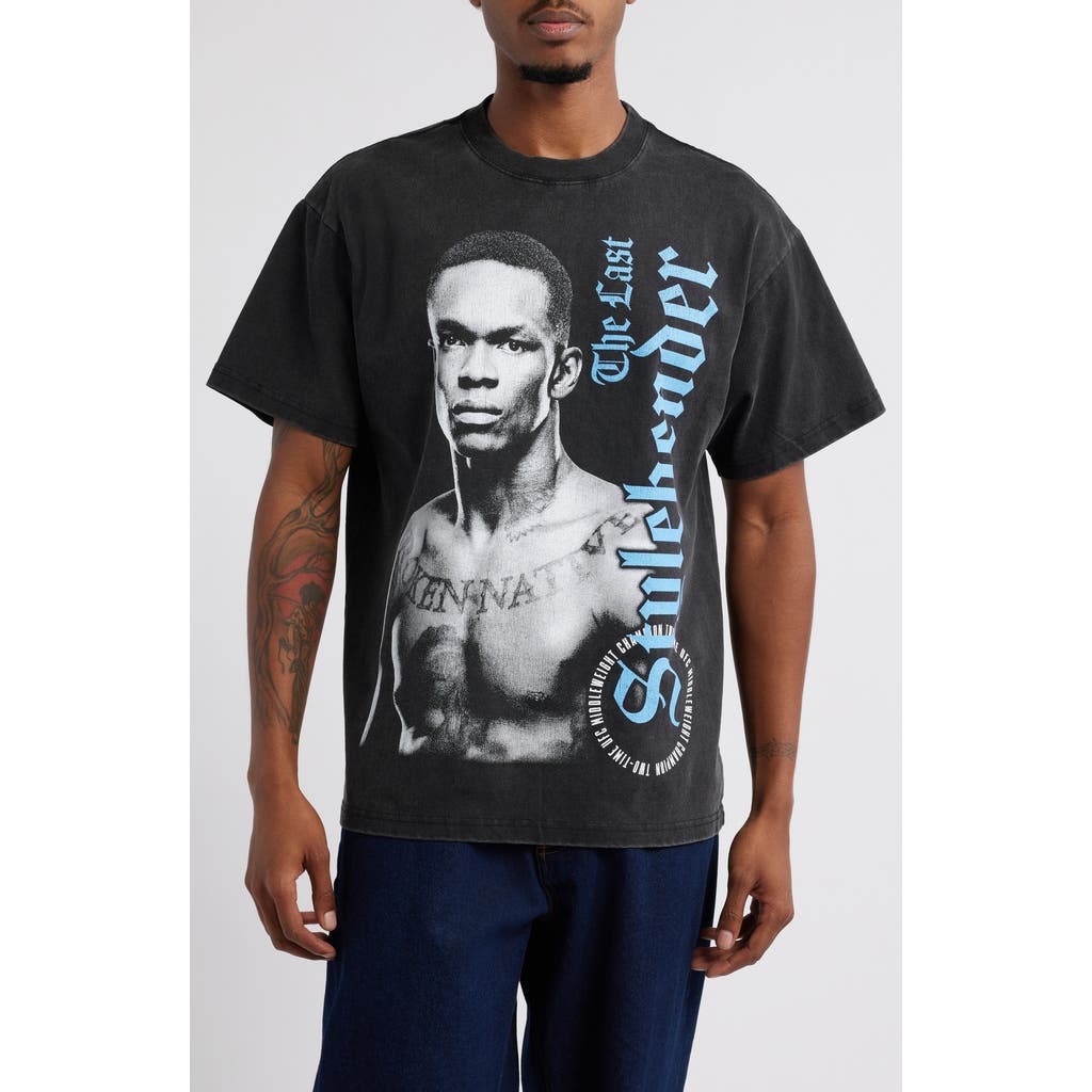 Id Supply Co Ufc Israel Adesanya Last Stylebender Graphic T-shirt In Black