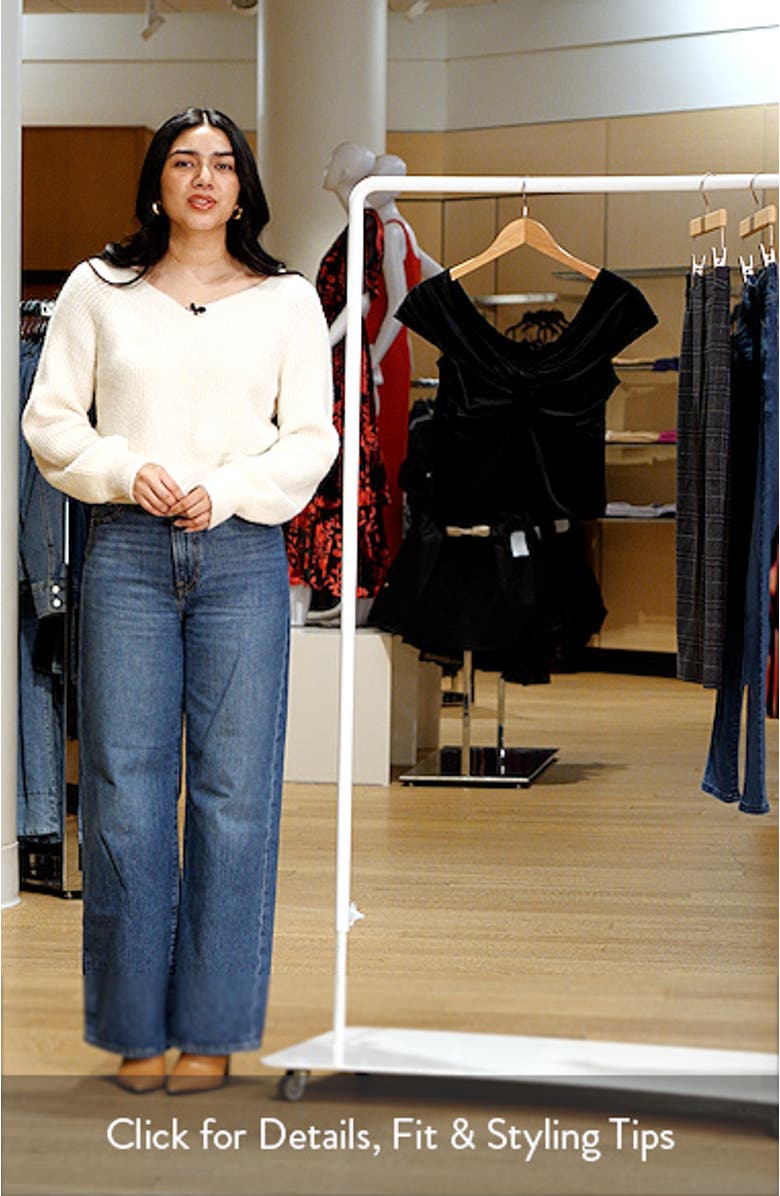 Velvet Off the Shoulder Top, sales video thumbnail