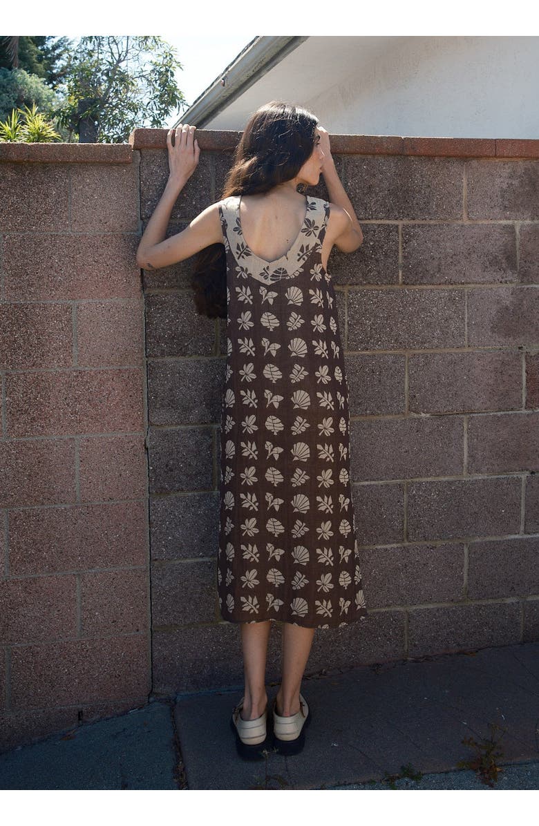 Ace & Jig Beth Reversible V-neck Shift Dress, Alternate, color, Botanical