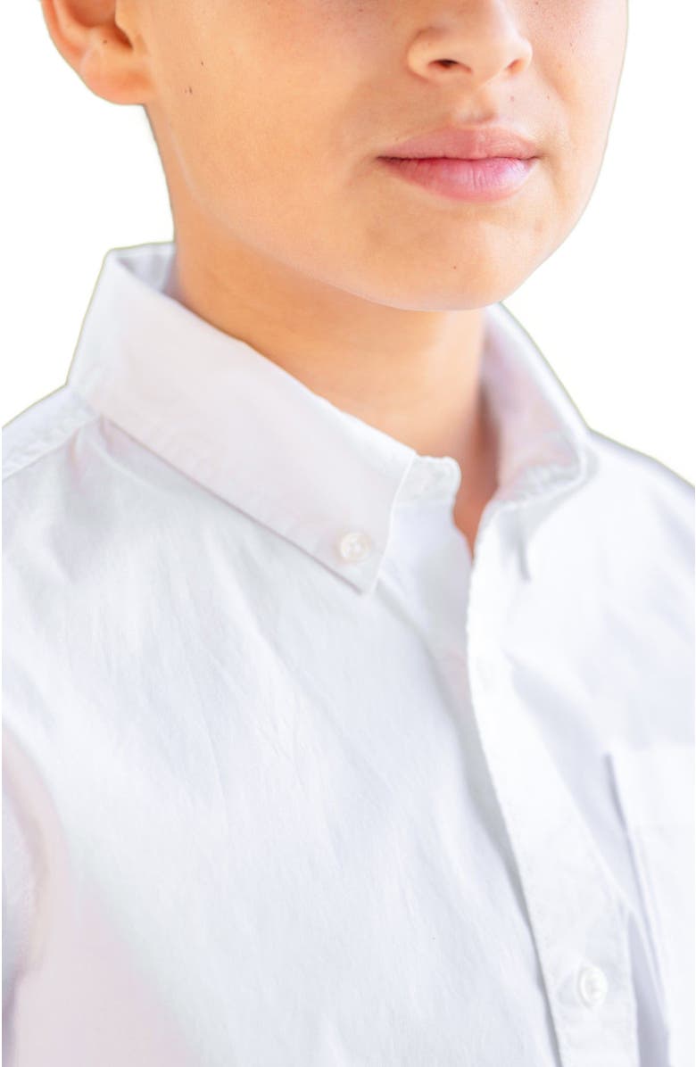 Hope 
Henry Boys
 Organic Poplin Button Down Shirt, Kids, Alternate, color, Bright White