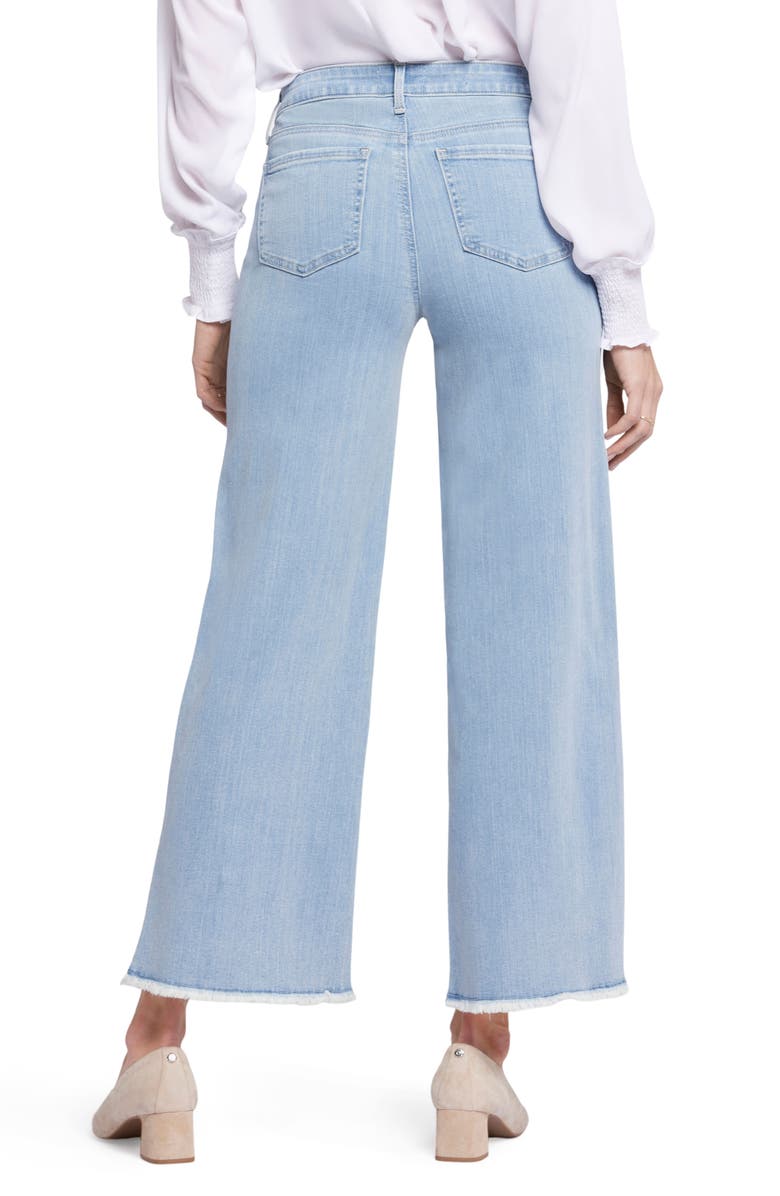 NYDJ Teresa High Waist Raw Hem Ankle Wide Leg Jeans, Alternate, color, Westminster
