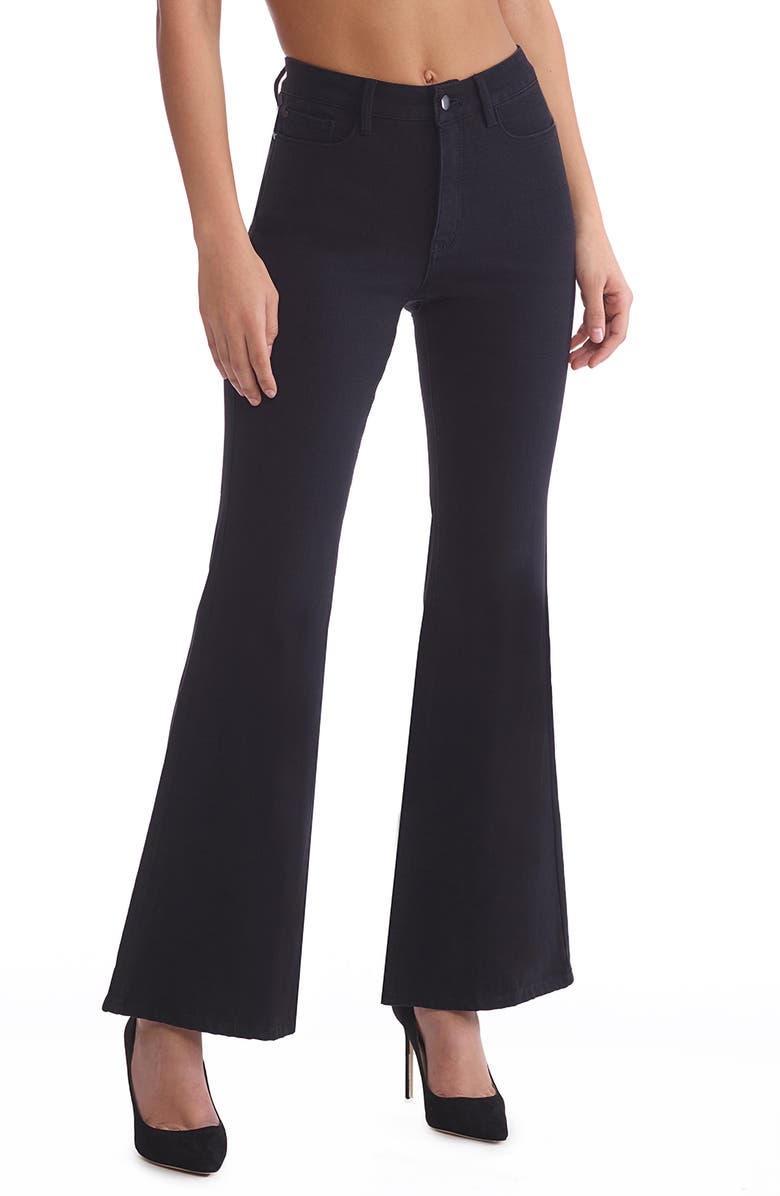 Commando Do It All Stretch Denim Flare Leggings, Main, color, 