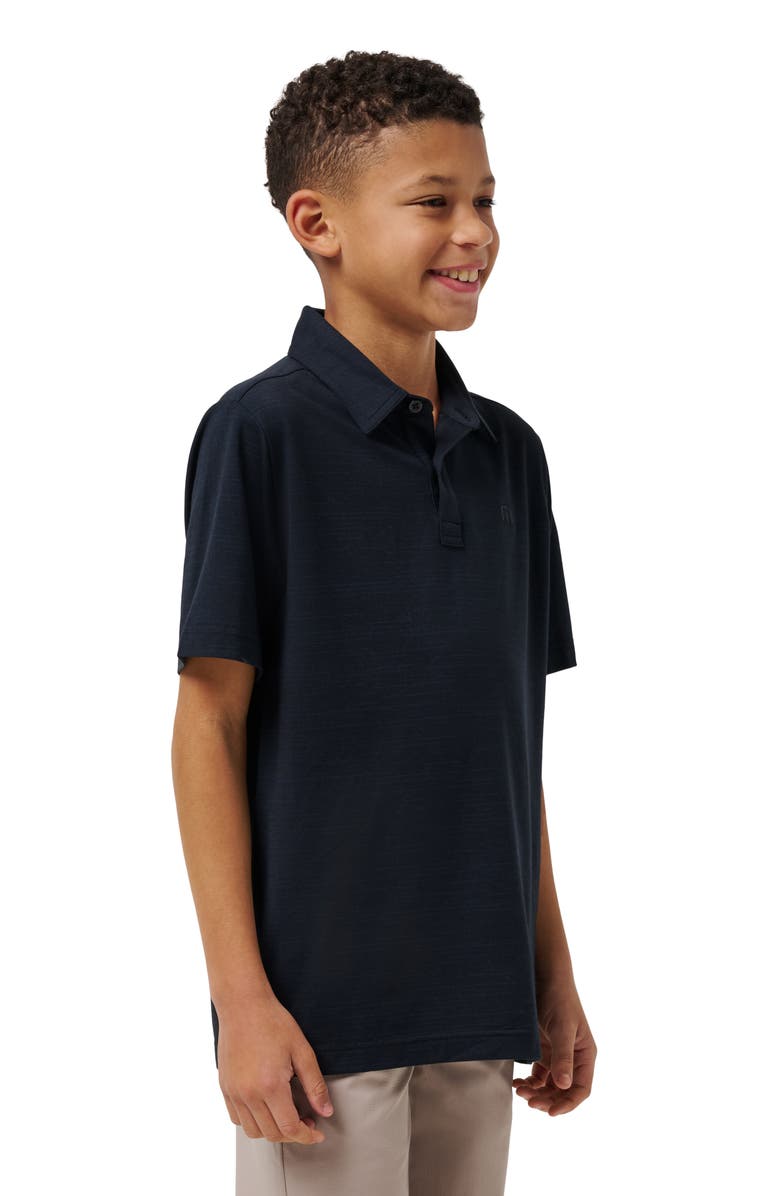 TravisMathew Kids' Y The Heater Polo, Alternate, color, Black