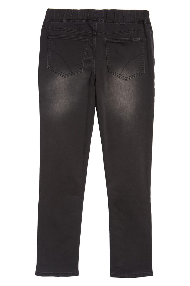 Kids' Slim Fit Jogger Jeans, Alternate, color, SANDED BLACK