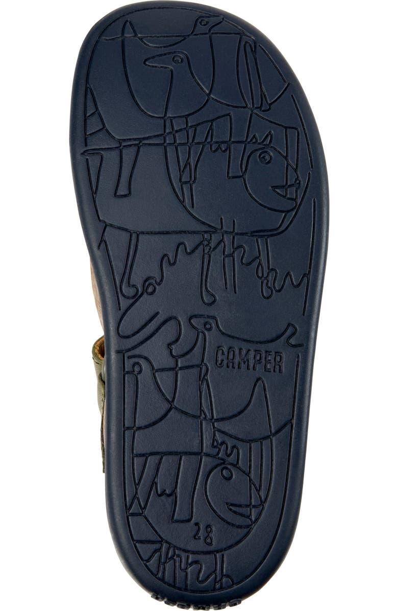 Camper Kids' Bicho Fisherman Sandal, Alternate, color, Medium Green