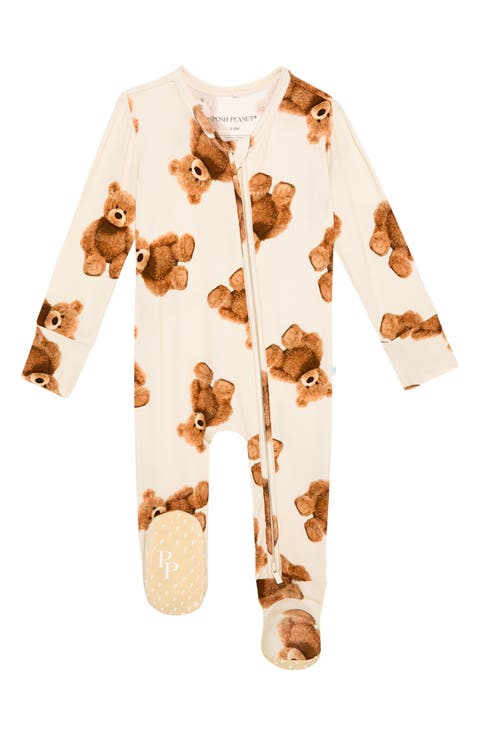 Freddy Teddy Fitted Footie Pajamas