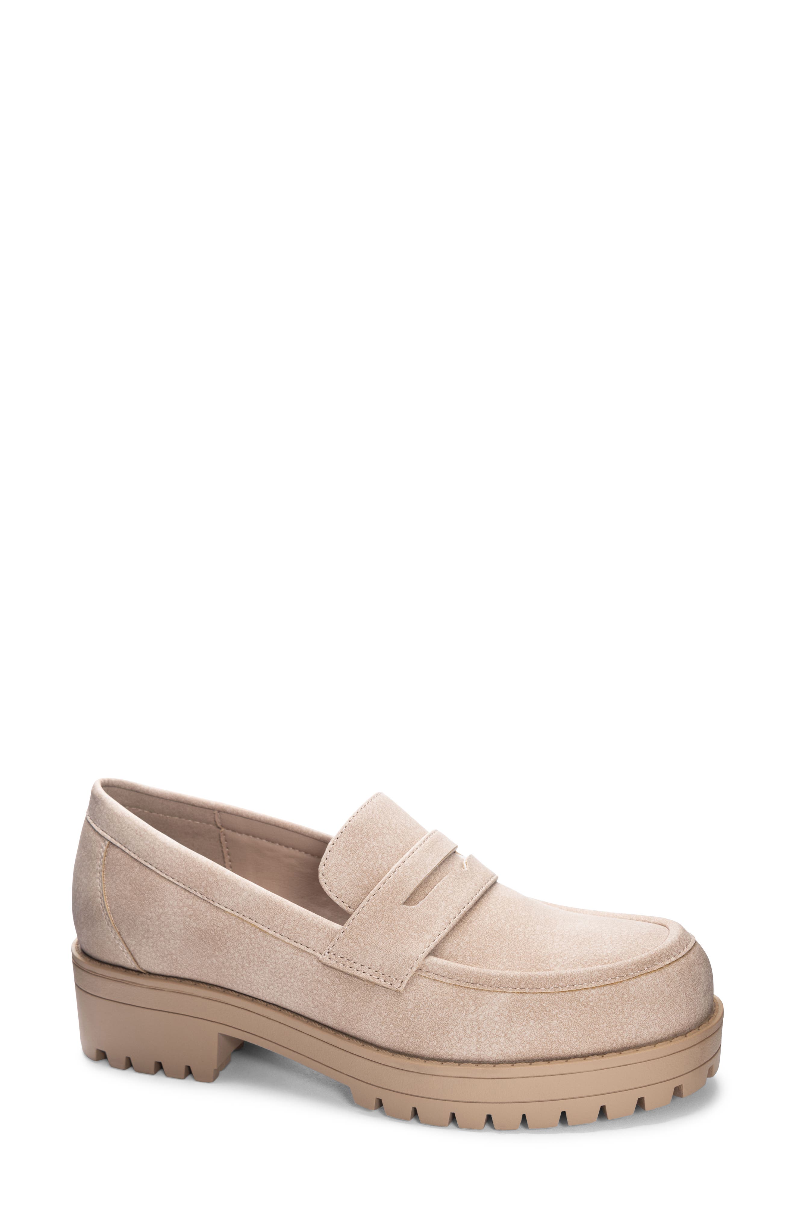 Dirty Laundry Voidz Platform Penny Loafer, Main, color, 