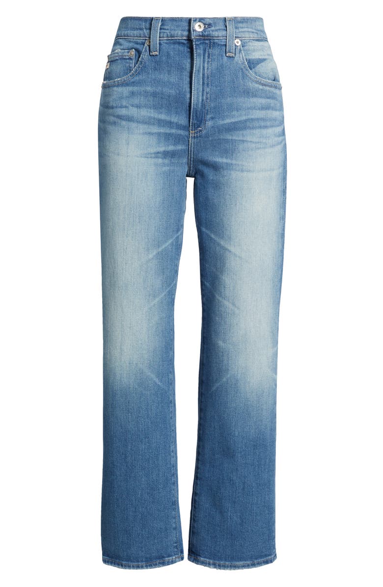 AG Brinley Mid Rise Ankle Straight Leg Jeans, Alternate, color, 13 Years Palermo