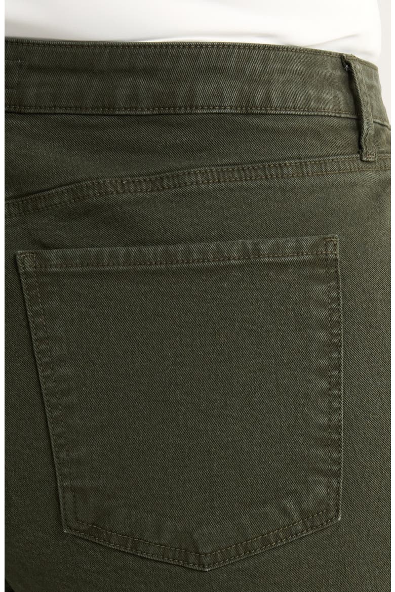 High Waist Ankle Wide Leg Jeans, Alternate, color, SHERWOOD FOREST