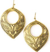 Matr Boomie Yashi Embossed Statement Earring