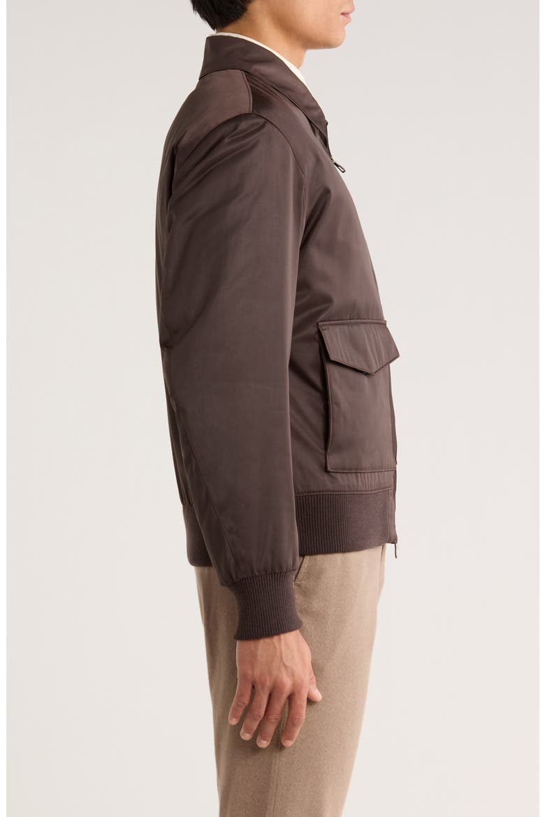 x David Beckham Cinsun Bomber Jacket, Alternate, color, OPEN BROWN