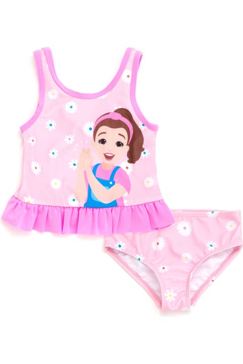 Swimwear 2-Piece Tankini and Bikini Bottom Set