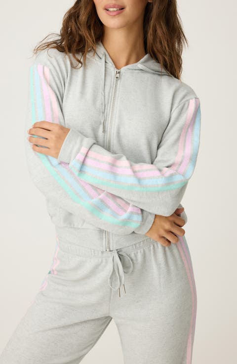 Roll with It Peachy Jersey Hoodie