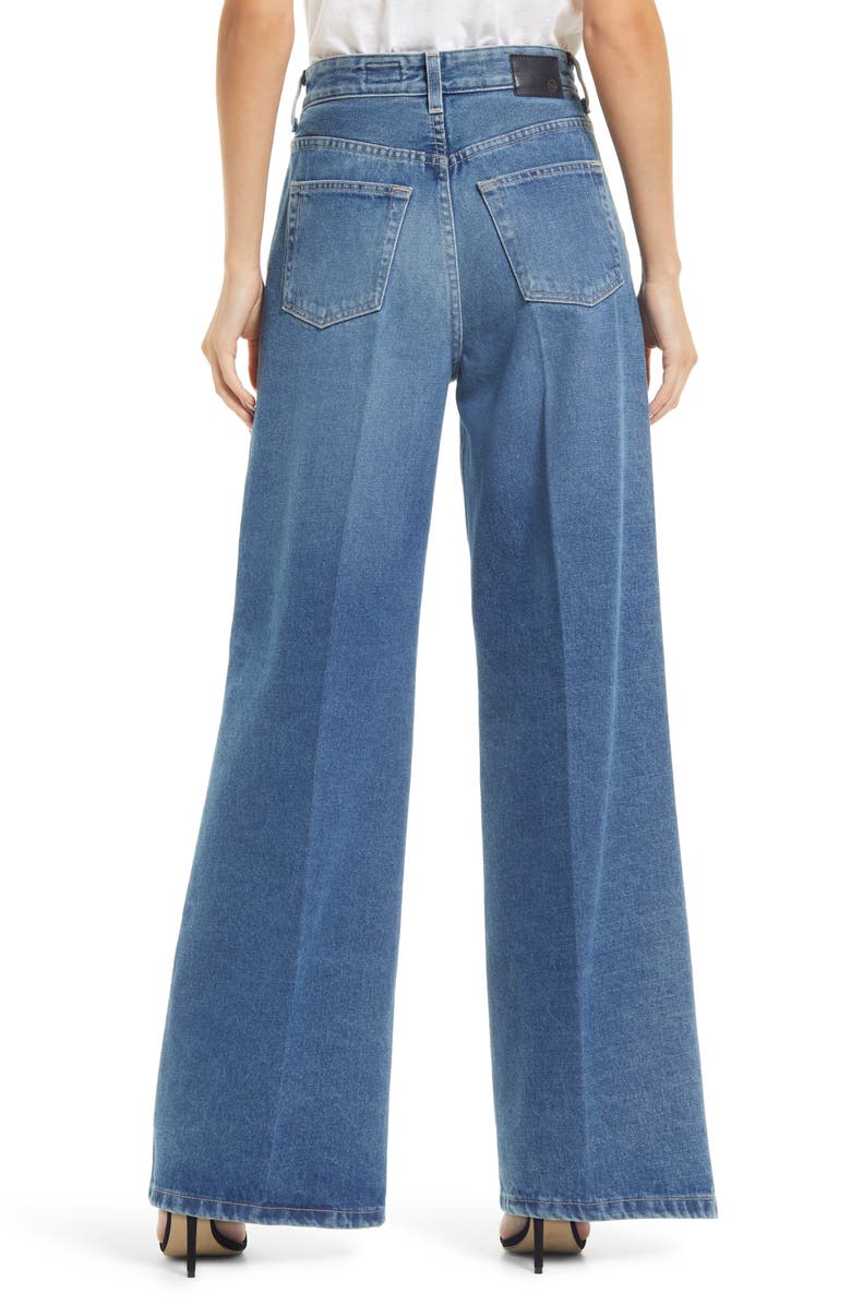 AG Deven High Waist Wide Leg Jeans, Alternate, color,