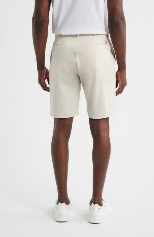 Johnnie-o Mulligan Performance Chino Shorts In Neutral
