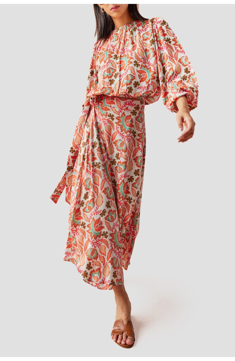 Omika Nalini Wrap Skirt, Alternate, color, 