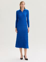 Misook Raised Geometric Soft Knit Tunic