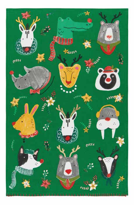 Rudolph Imposter Floursack Kitchen Towel