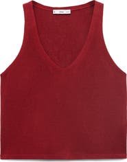 MANGO V-Neck Sweater Vest