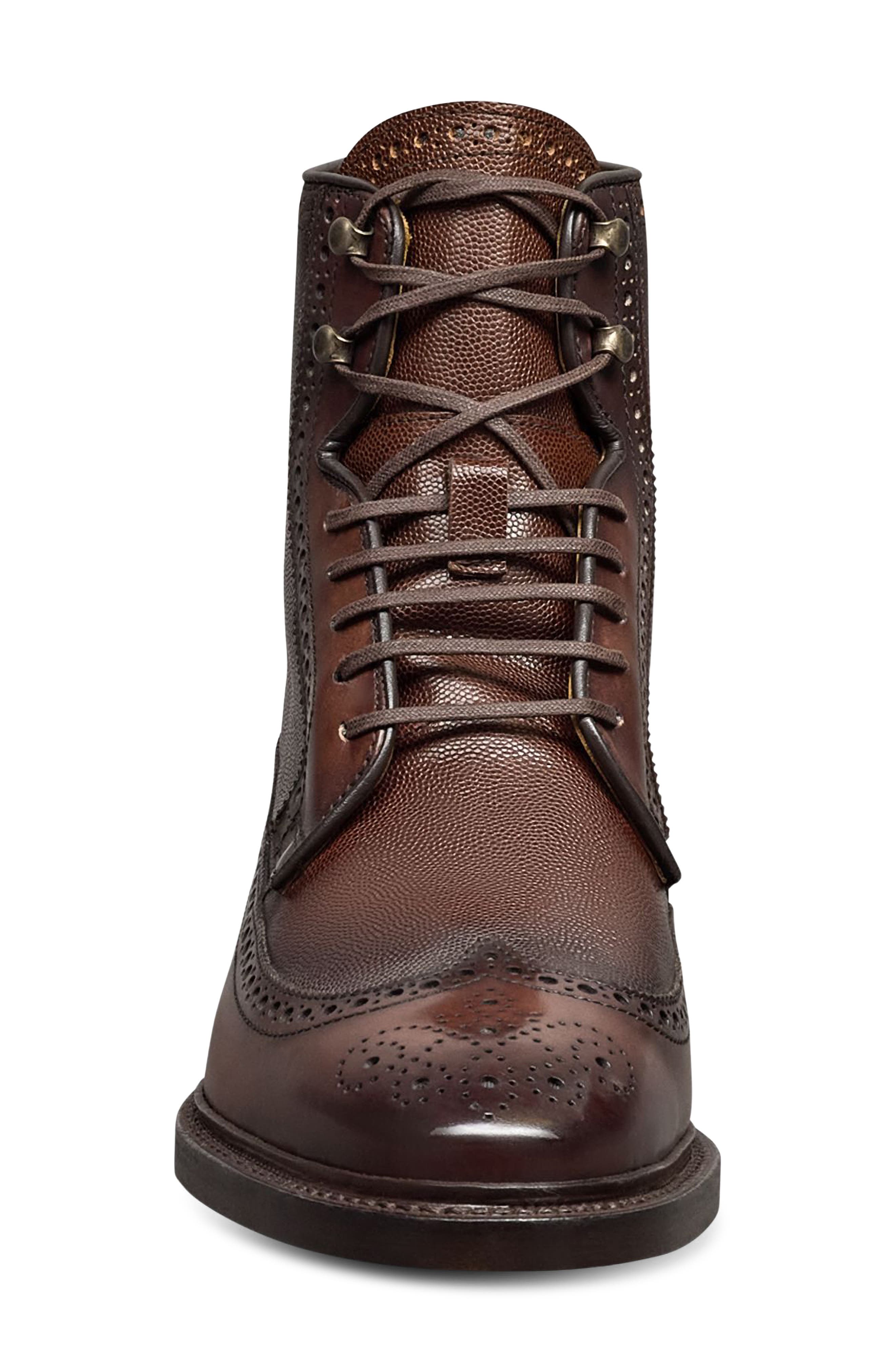 Maddox Reserve Wingtip Dress Boot, Alternate, color, CHILI CAVIAR