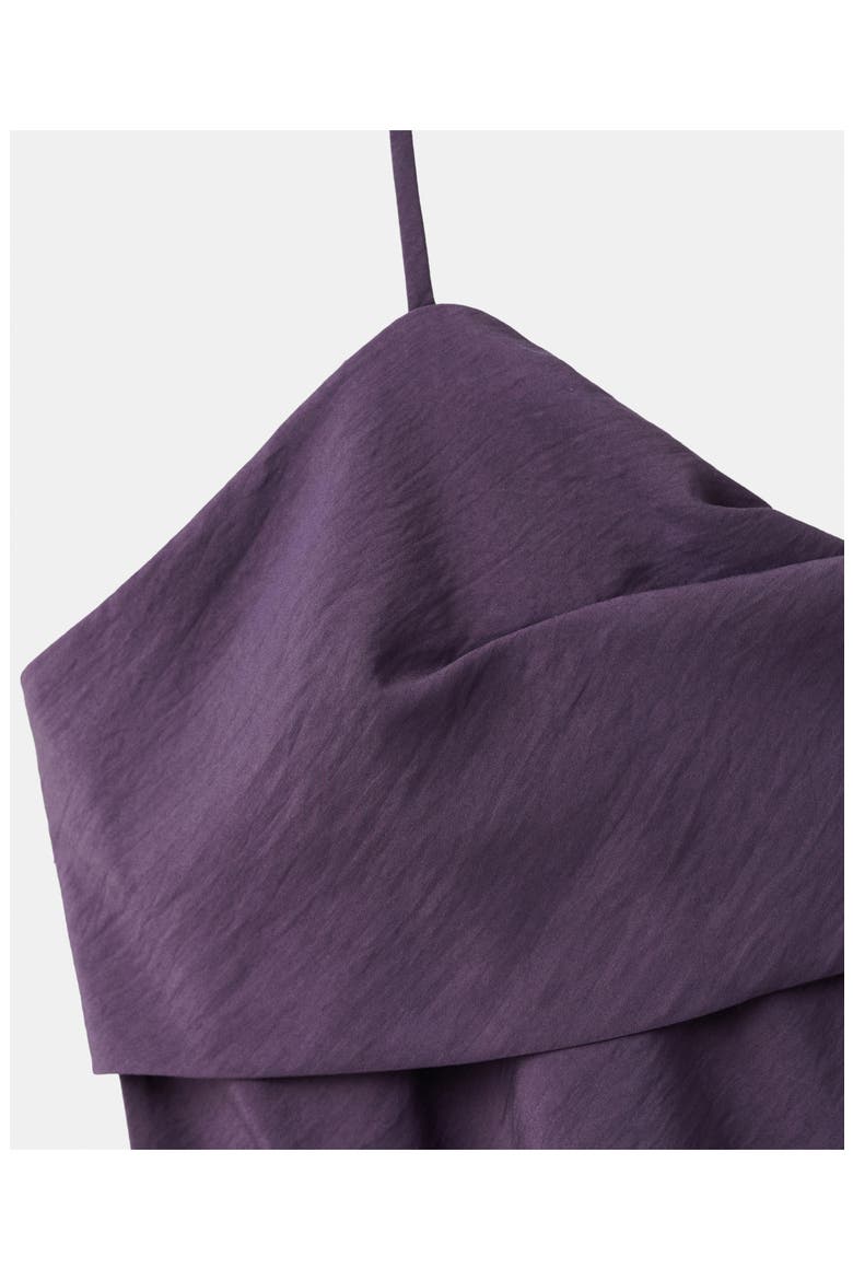 Cross Neck Tie Back Midi Dress, Alternate, color, LILAC