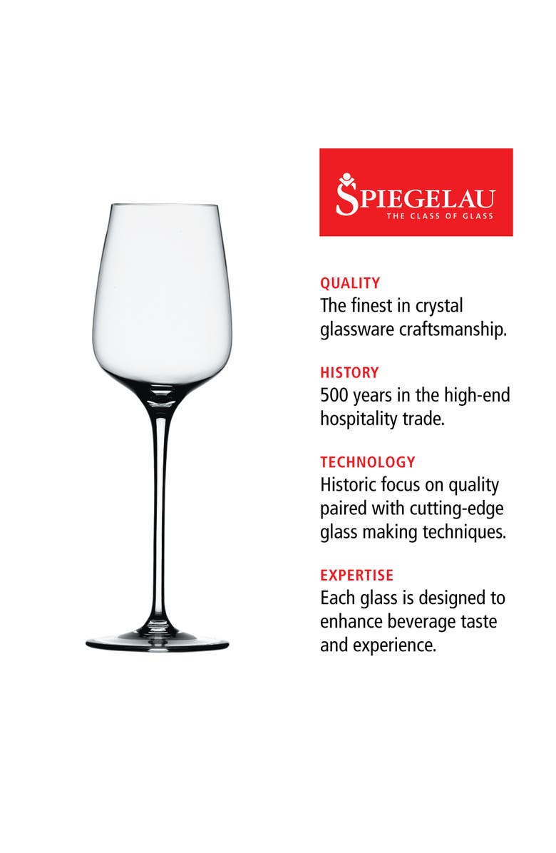 SPIEGELAU Willsberger White Wine Glass Set of 4, Alternate, color, Clear