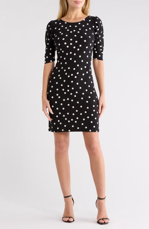 Polka Dot Jersey Dress