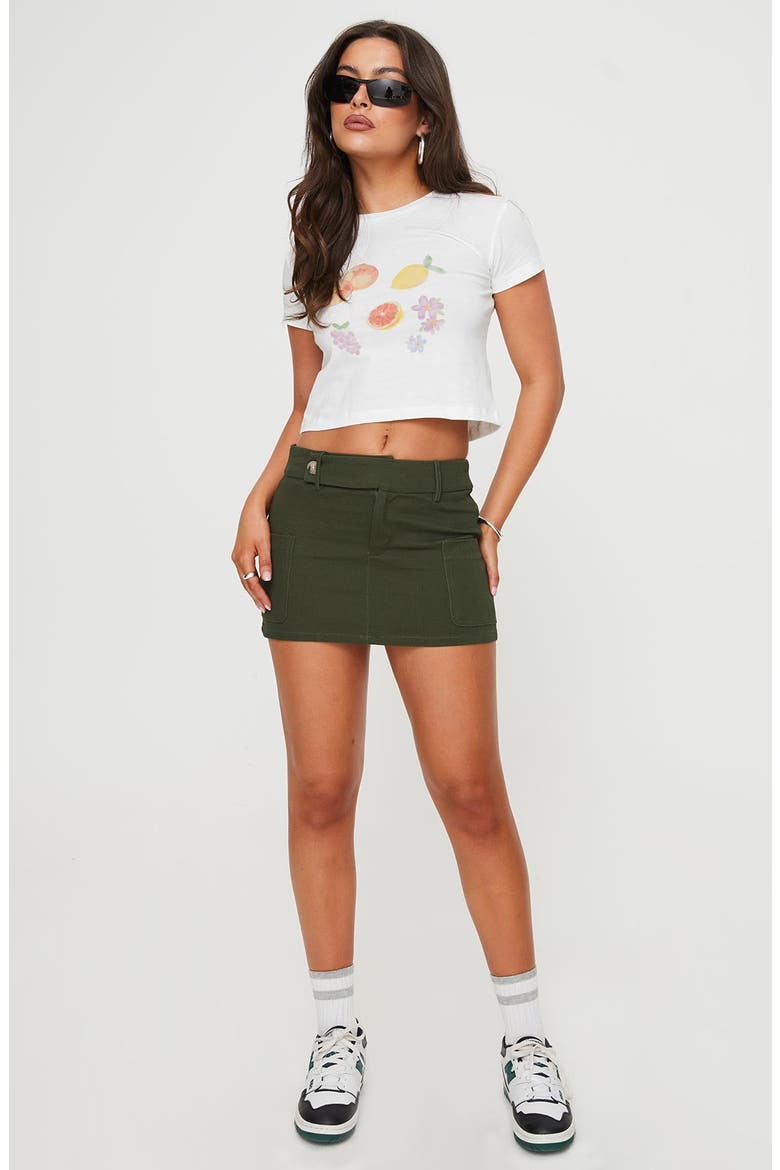Arri Graphic Crop Top, Alternate, color, WHITE