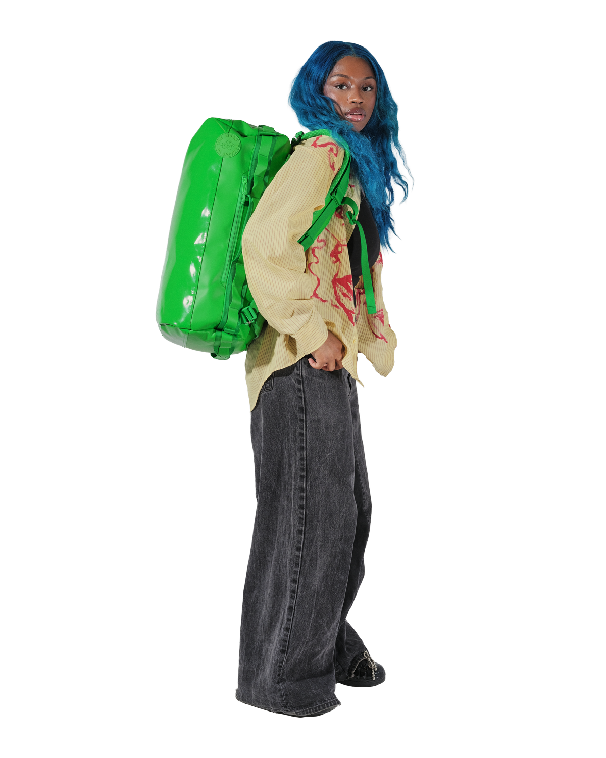 Baboon to the Moon New Go-Bag Duffle Small 40L, Alternate, color, Green