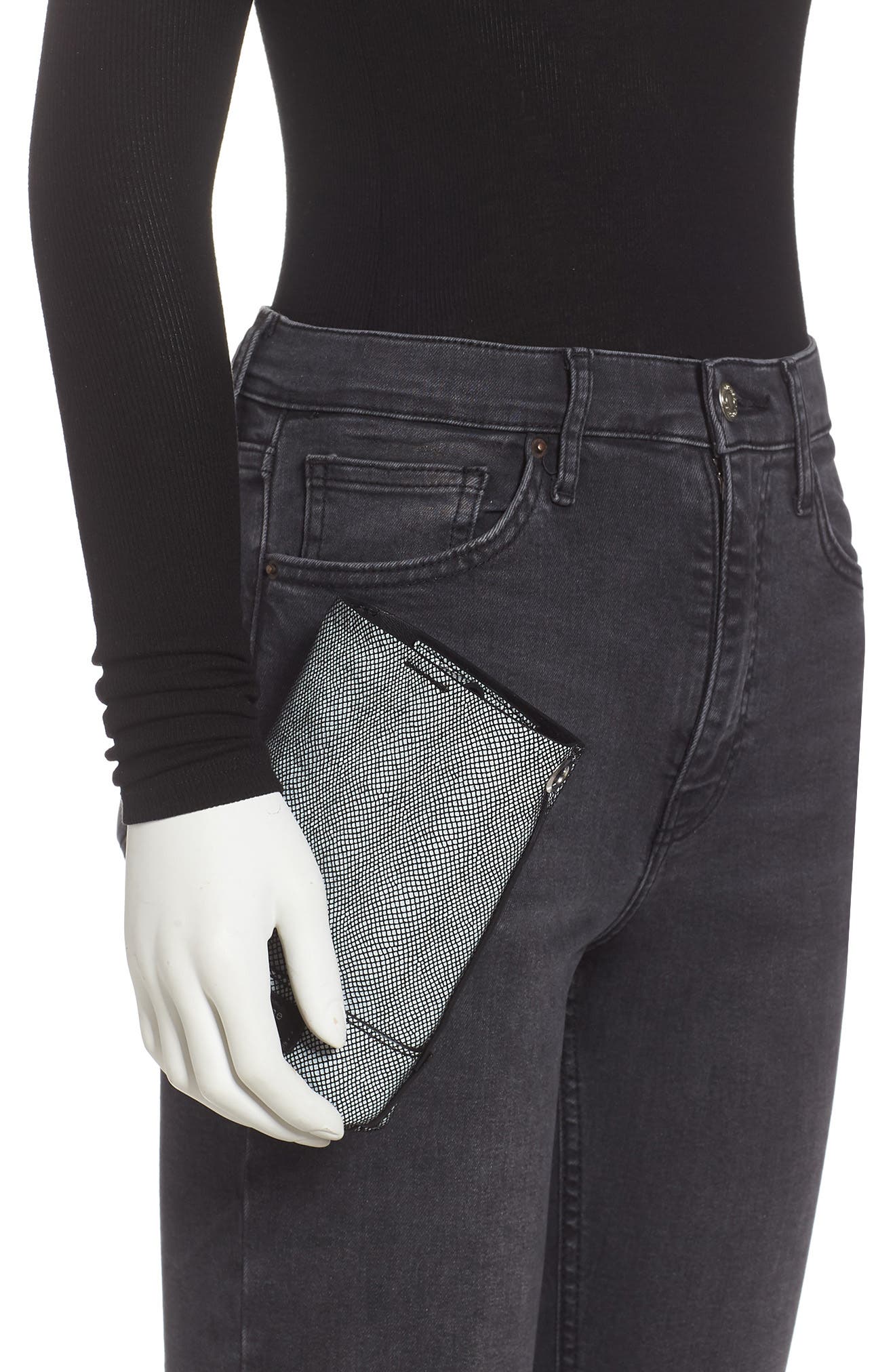 rag & bone Walker Snake Embossed Leather Crossbody Bag, Alternate, color, 