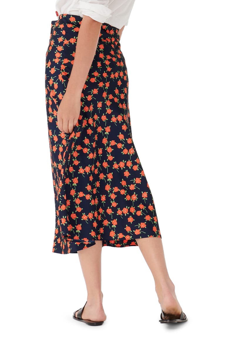 J.Crew Poppy Fields Pull-On Slip Skirt, Alternate, color, 