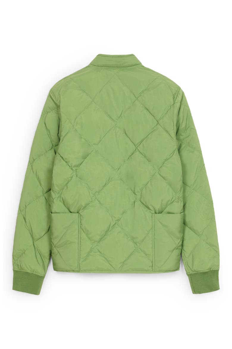 Men's Lightweight Reversible Quilted Down Jacket, Alternate, color, GREEN