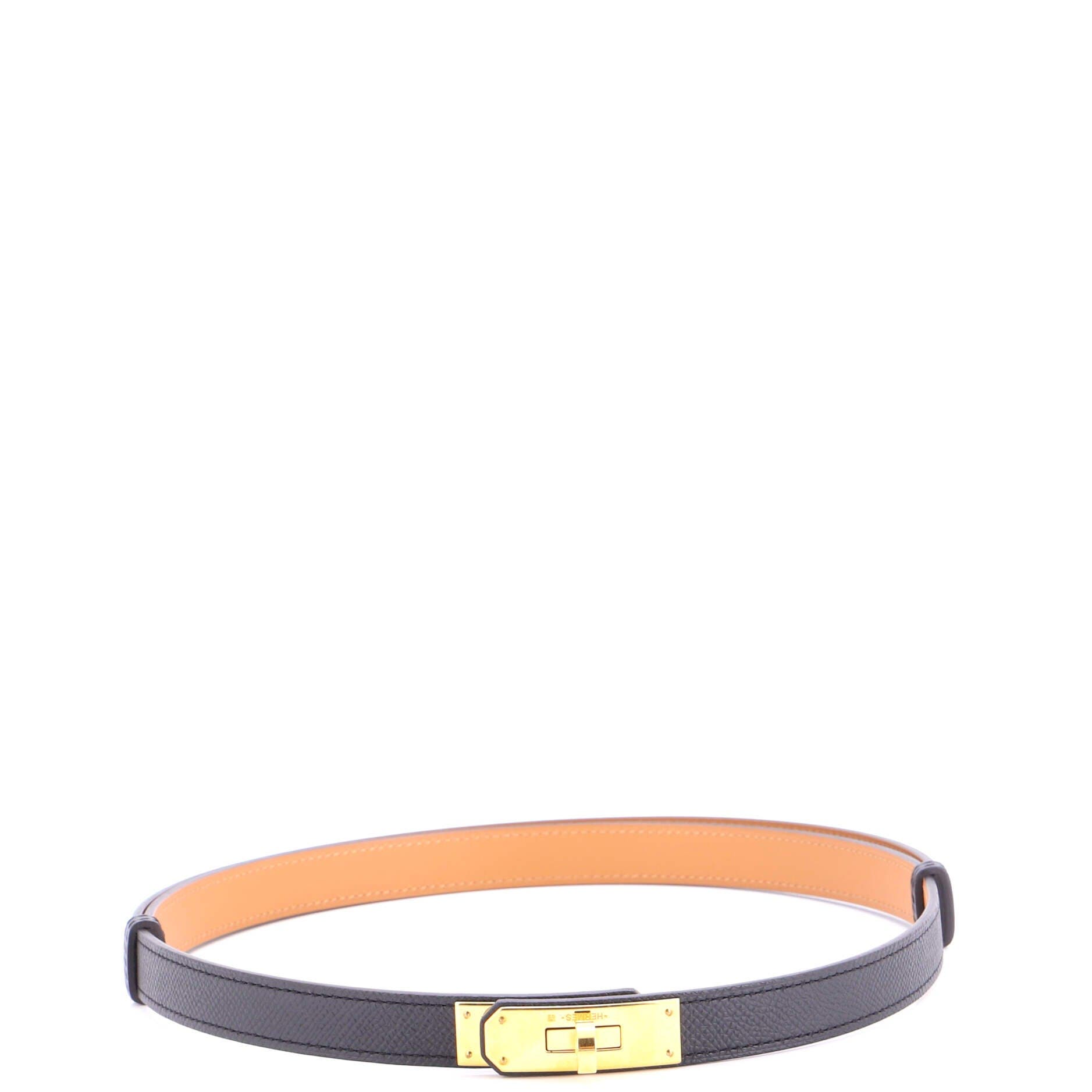 Kelly Belt Leather Thin, Alternate, color, Black
