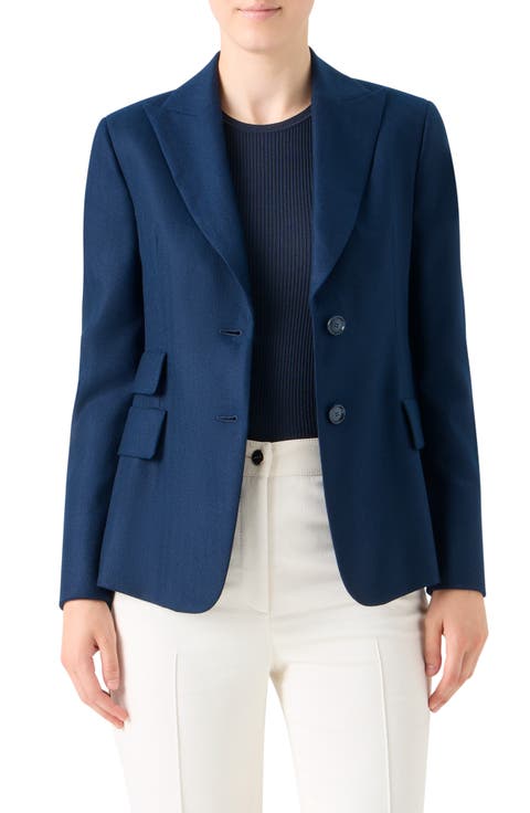 Hans Herringbone Cashmere Blazer