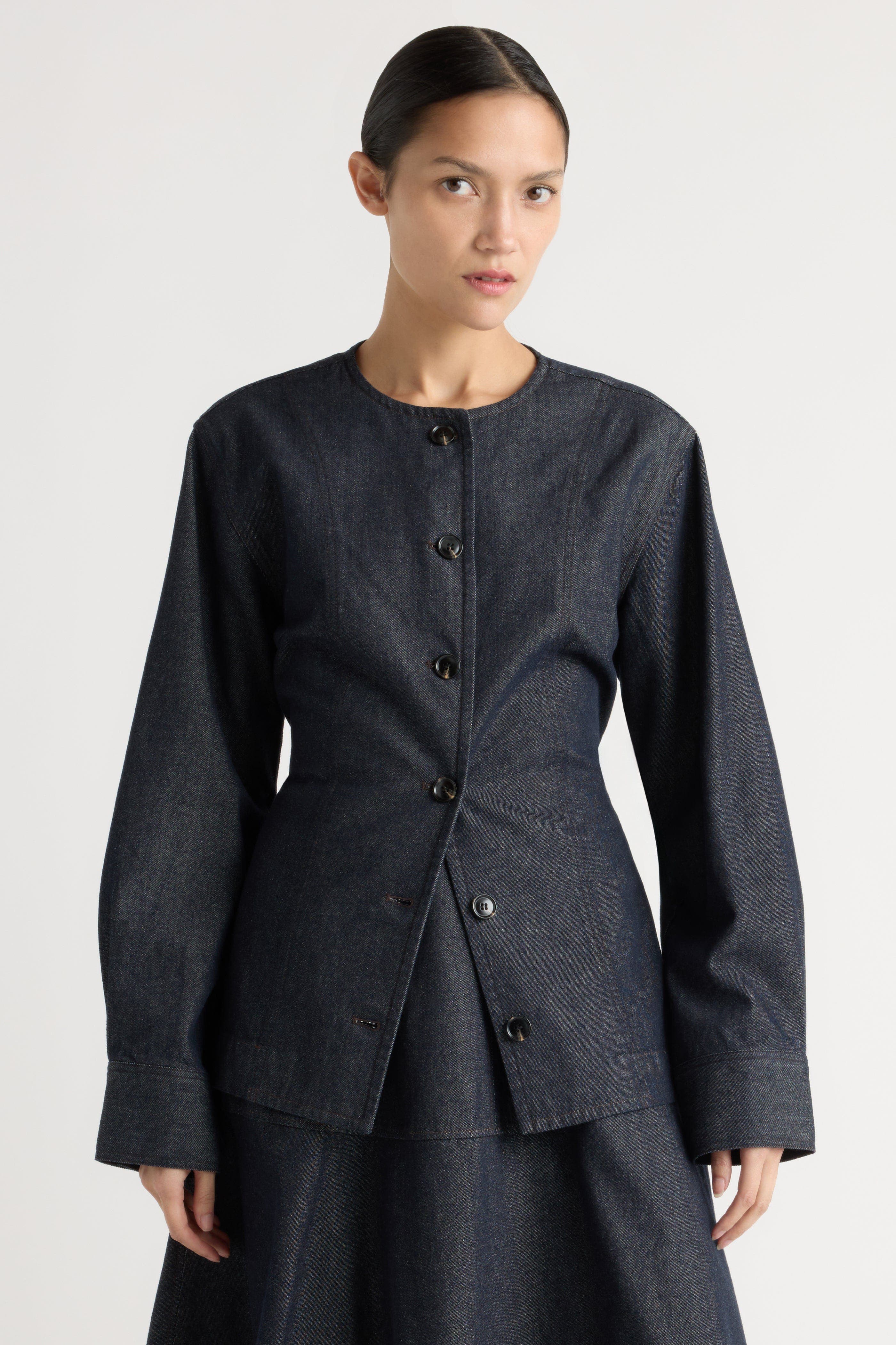 Emerson Cinch-Waist Denim Jacket